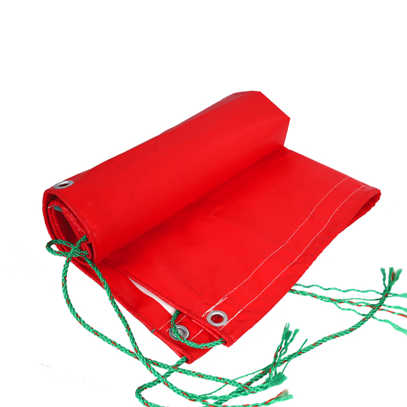 PVC Tarpaulin sheet with ropes and eyelets